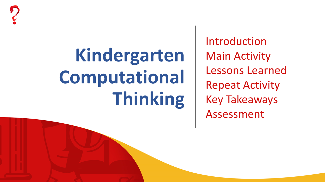 Teacher Training on Kindergarten CT